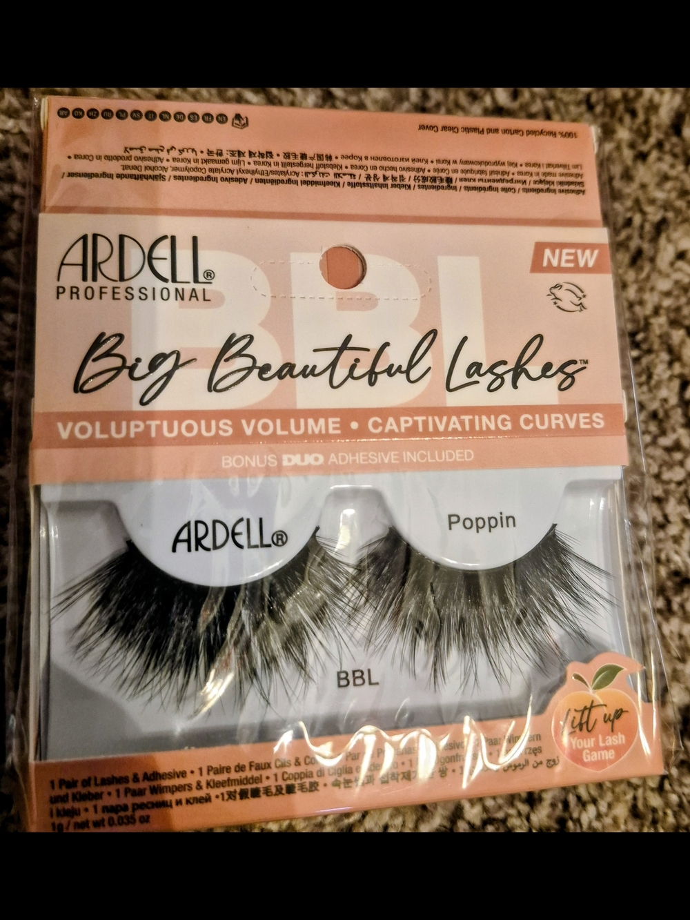 4 Pc Ardell Big Beautiful Lashes - Poppin (Black)